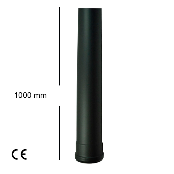 tubo de chimenea 100 cm Tubo de humos 80 mm